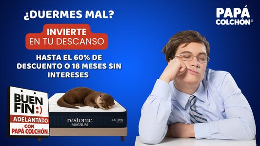 Dormir mal cuesta más que invertir en descanso | Papá Colchón