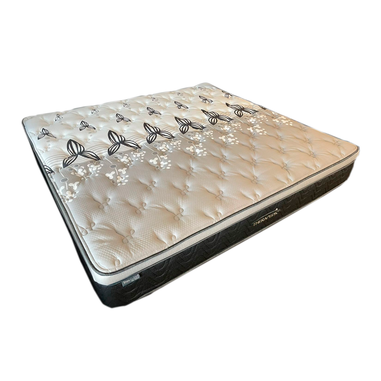 Colchón King Size Therapedic Enzo + Base y almohada ¡GRATIS!