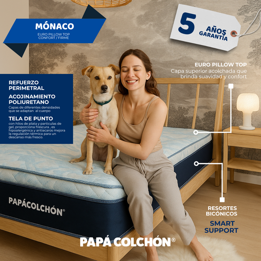 Colchón Monaco Papá Colchón