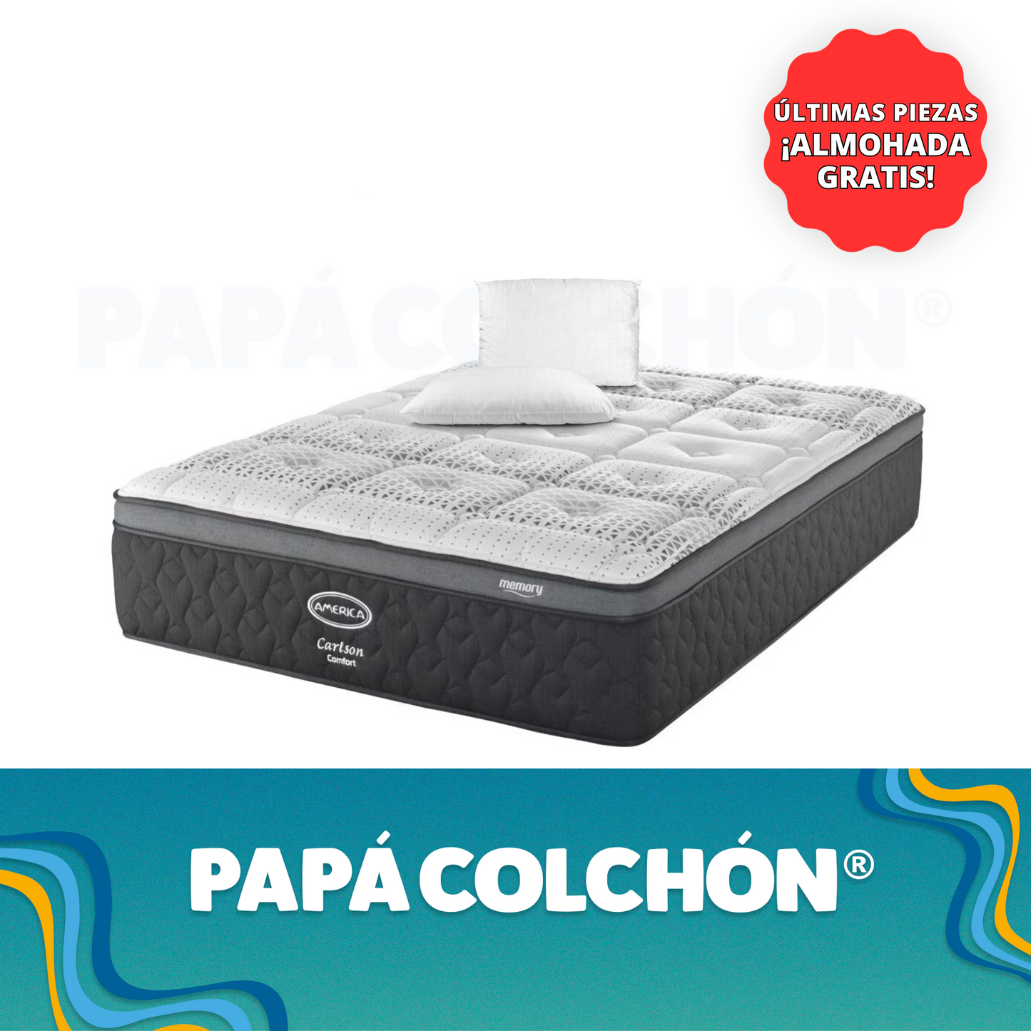 Colchón America Matrimonial Carlson