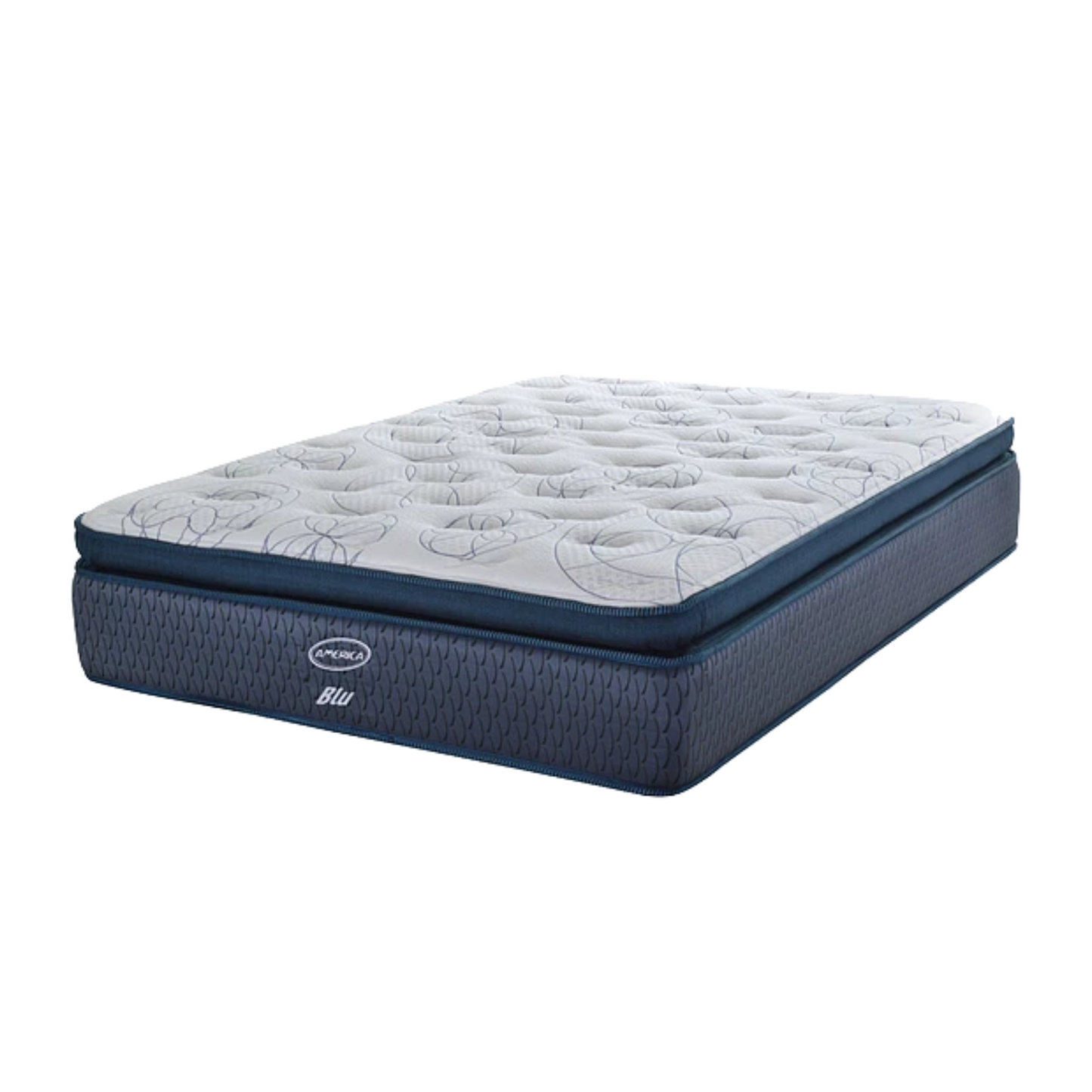Colchón America Matrimonial Blu + Base y almohada ¡GRATIS!