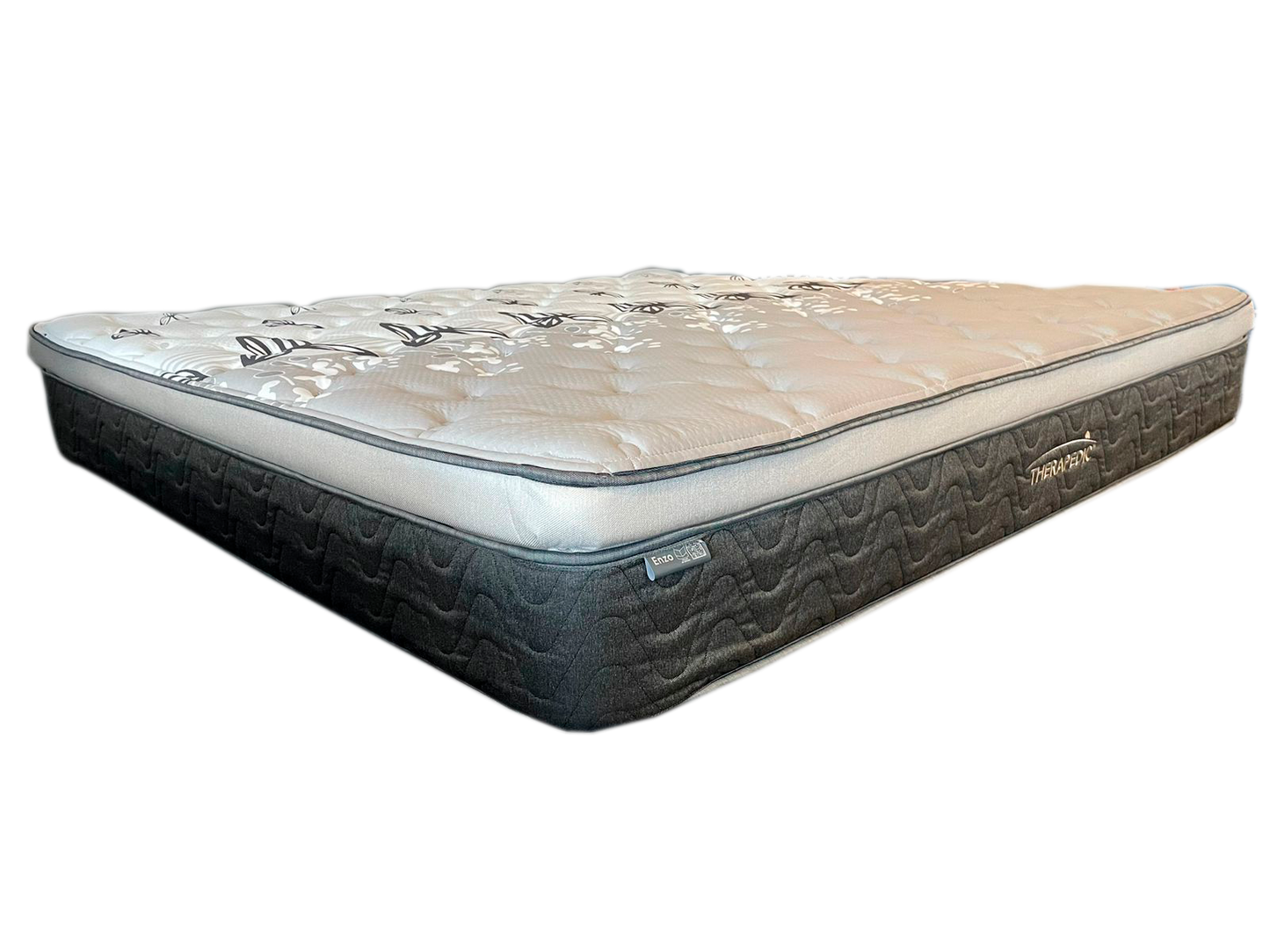 Colchón Queen Size Therapedic Enzo + Base y almohada ¡GRATIS!