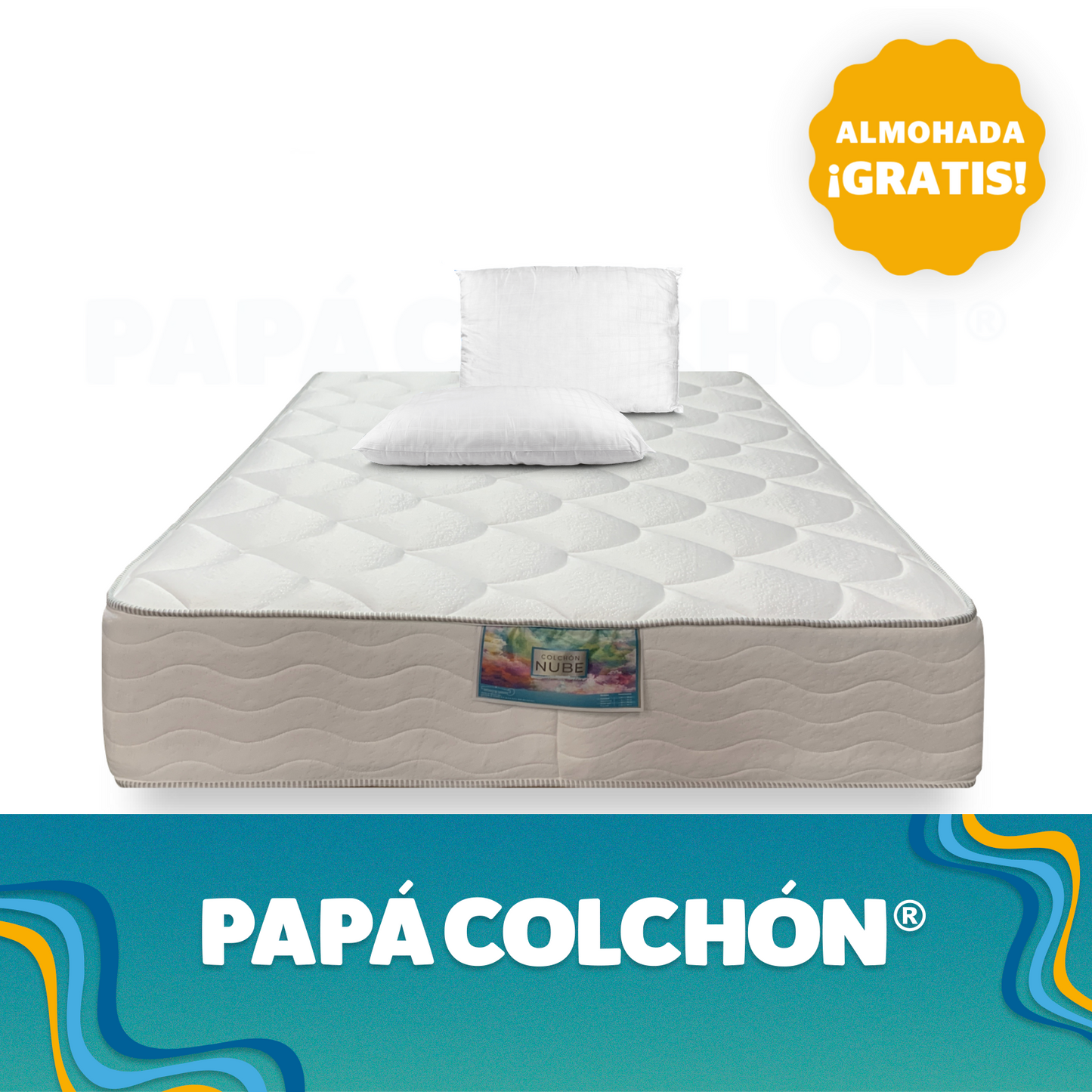 Colchón Espumas de Oriente Matrimonial Nube