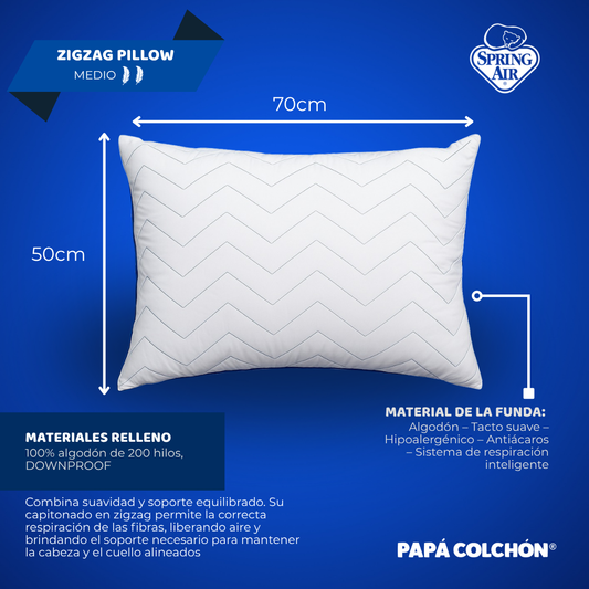 Almohada Zigzag Pillow - Spring Air