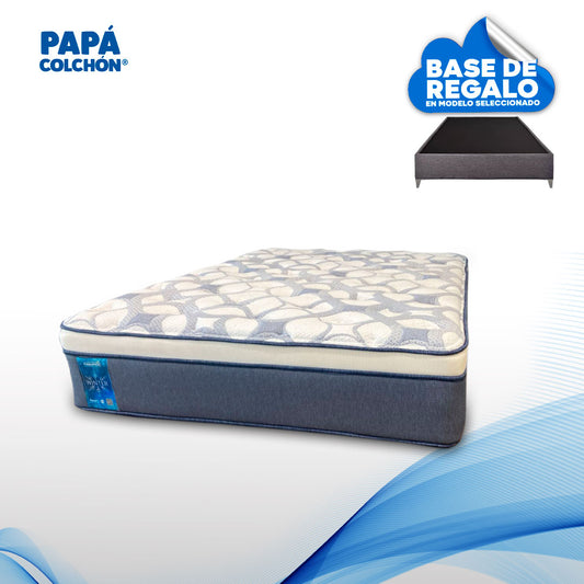 colchón Therapedic Matrimonial Winter, colchón matrimonial, colchón Therapedic, colchón con base y almohada gratis, colchón con resistencia media, colchón con resorte Royal Pluss, colchón con estabilizadores en la orilla, colchón con espumas de alta densidad premium, colchón con tela de tejido de punto ultrafresh, colchón matrimonial KS, colchón matrimonial QS, colchón de alta calidad, colchón para descanso profundo, colchón con soporte avanzado, colchón cómodo para dormir, colchón ortopédico, colchón para 