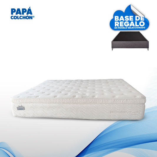 colchón matrimonial, colchón Restonic Bamboo Rest, colchón con tecnología worry free, colchón que mantiene su forma, colchón con elasticidad, colchón de materiales de bamboo, colchón con frescura al descansar, colchón antimicrobiano, colchón hipoalergénico, colchón matrimonial L, colchón 1.90 cm X 1.36 cm, colchón con transpirabilidad, colchón antiestrés, colchón con propiedades de bamboo, colchón con tecnología antiestrés, colchón fresco y cómodo, colchón para descanso reparador, colchón para evitar alergi